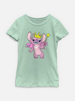 Disney Lilo & Stitch Fairy Angel Youth Girls T-Shirt