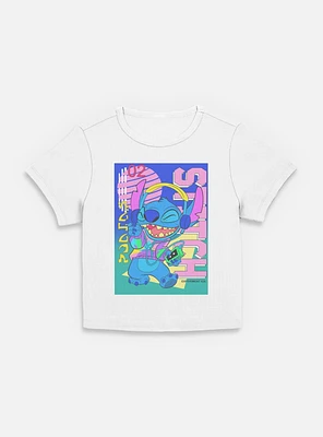 Disney Lilo & Stitch Retro Groovy Womens Baby T-Shirt