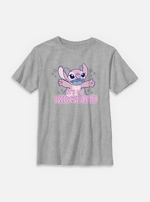 Disney Lilo & Stitch Angel It's My Birthday Youth T-Shirt
