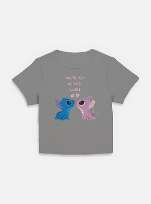 Disney Lilo & Stitch Out Of This World Angel Womens Baby T-Shirt