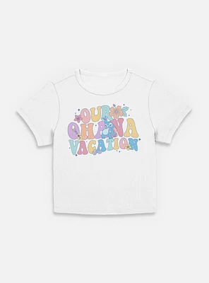 Disney Lilo & Stitch Ohana Vacation Womens Baby T-Shirt