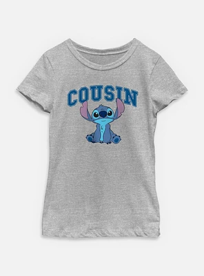 Disney Lilo & Stitch Cousin Collegiate Youth Girls T-Shirt