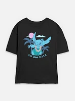 Disney Lilo & Stitch Tropical No Bad Days Womens Skimmer T-Shirt