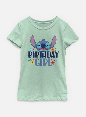 Disney Lilo & Stitch Birthday Girl Youth Girls T-Shirt
