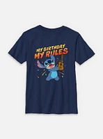 Disney Lilo & Stitch My Birthday Rules Youth T-Shirt