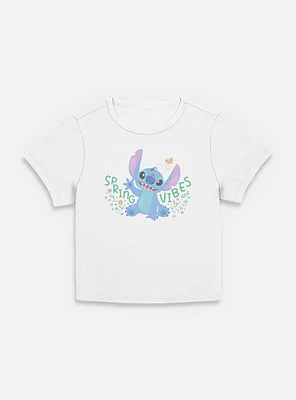 Disney Lilo & Stitch Spring Vibes Womens Baby T-Shirt