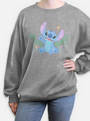 Disney Lilo & Stitch Spring Vibes Womens Oversized Sweatshirt