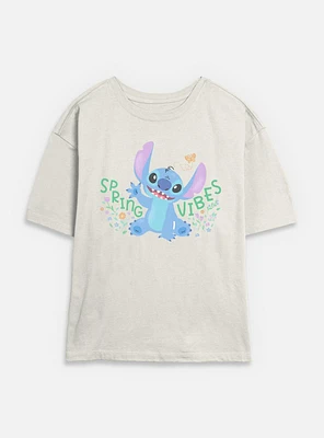 Disney Lilo & Stitch Spring Vibes Womens Skimmer T-Shirt