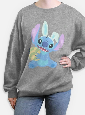 Disney Lilo & Stitch Easter Egg Womens Oversized Sweatshirt