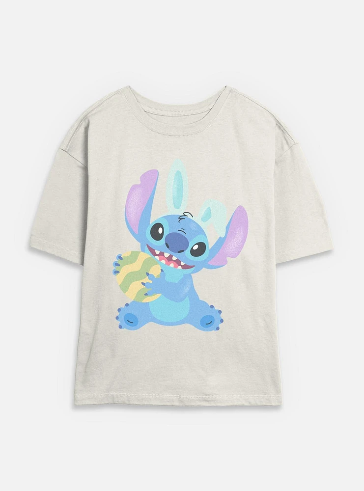 Disney Lilo & Stitch Easter Egg Womens Skimmer T-Shirt