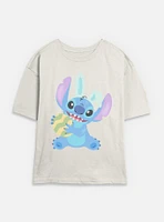 Disney Lilo & Stitch Easter Egg Womens Skimmer T-Shirt