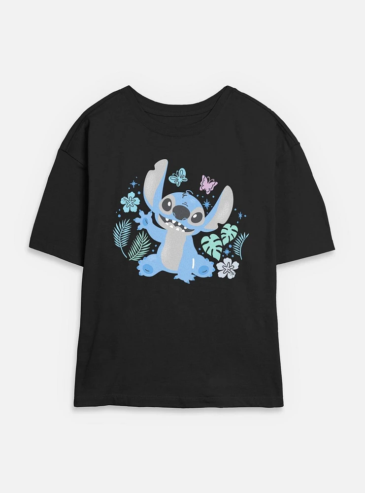 Disney Lilo & Stitch Spring Womens Skimmer T-Shirt