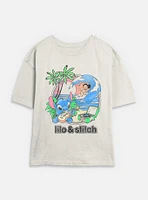 Disney Lilo & Stitch Beach Duo Womens Skimmer T-Shirt