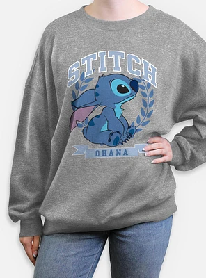 Disney Lilo & Stitch Athletic Womens Oversized Sweatshirt
