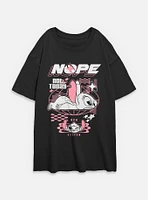 Disney Lilo & Stitch Nope Not Today 626 Womens Oversized T-Shirt