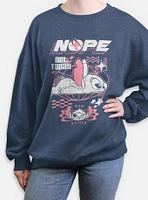 Disney Lilo & Stitch Nope Not Today 626 Womens Oversized Sweatshirt
