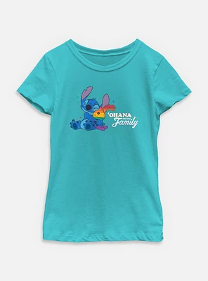 Disney Lilo & Stitch Proud Ohana Youth Girls T-Shirt