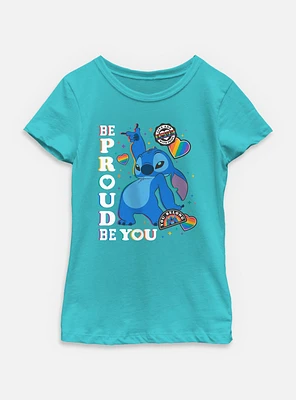 Disney Lilo & Stitch Be Proud You Youth Girls T-Shirt