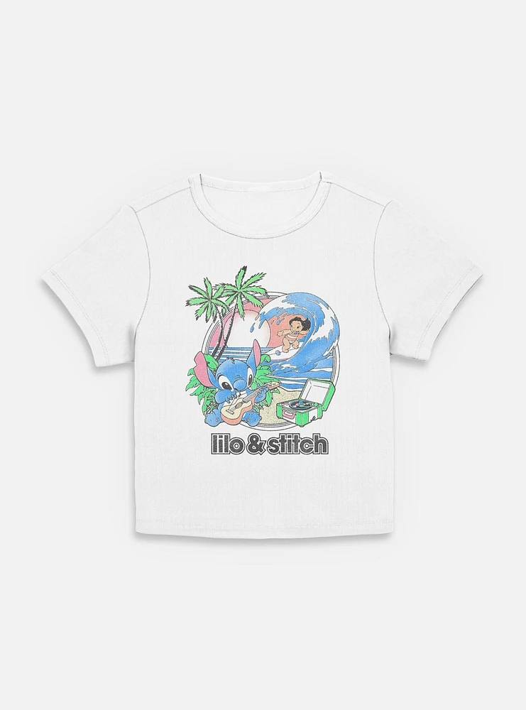 Disney Lilo & Stitch Beach Duo Womens Baby T-Shirt