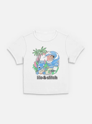 Disney Lilo & Stitch Beach Duo Womens Baby T-Shirt