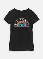 Disney Lilo & Stitch You Belong Youth Girls T-Shirt