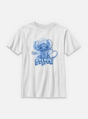 Disney Lilo & Stitch Cute And Fluffy Alien Youth T-Shirt