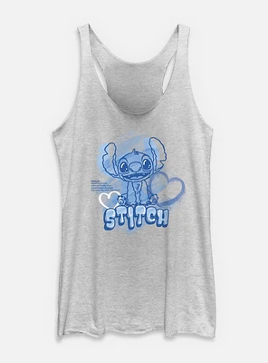 Disney Lilo & Stitch Cute And Fluffy Alien Womens Tank Top