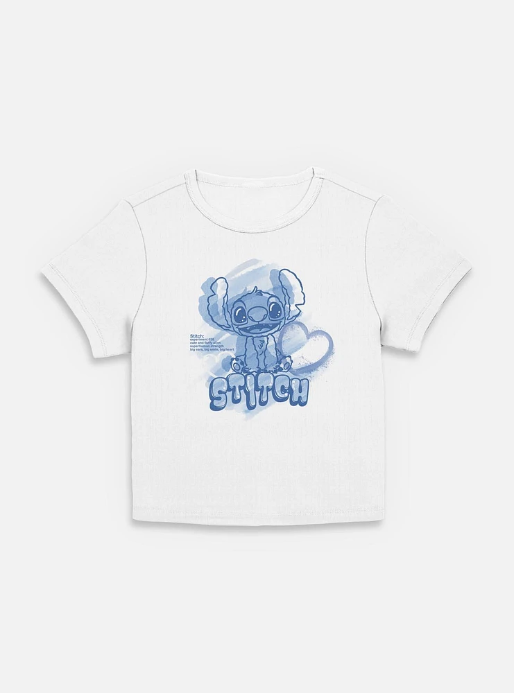 Disney Lilo & Stitch Cute And Fluffy Alien Womens Baby T-Shirt