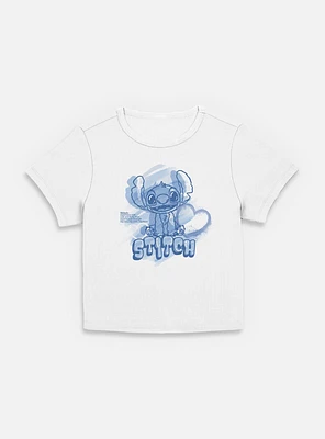 Disney Lilo & Stitch Cute And Fluffy Alien Womens Baby T-Shirt