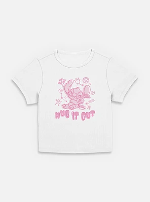 Disney Lilo & Stitch Hug It Out Tie-Dye Womens Baby T-Shirt