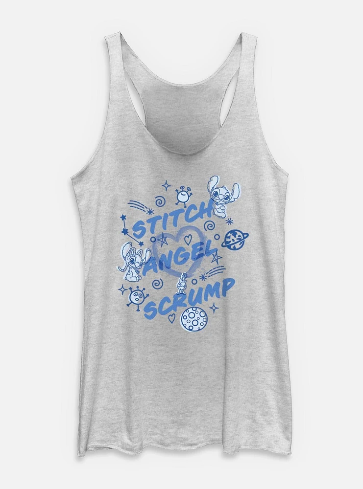 Disney Lilo & Stitch Angel Scrump Womens Tank Top