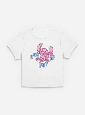 Disney Lilo & Stitch Hug It Out Womens Baby T-Shirt