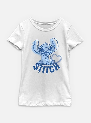 Disney Lilo & Stitch Heart Youth Girls T-Shirt