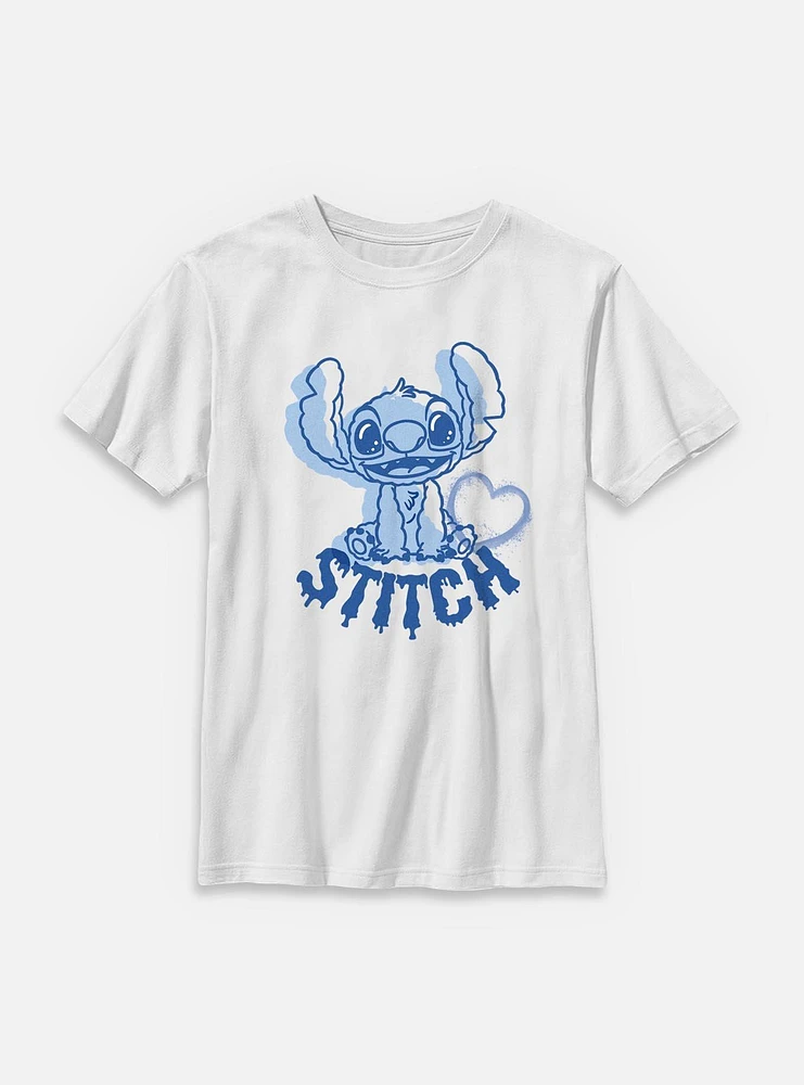 Disney Lilo & Stitch Heart Youth T-Shirt