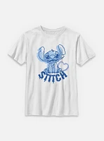 Disney Lilo & Stitch Heart Youth T-Shirt