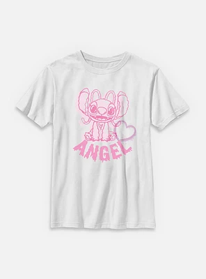 Disney Lilo & Stitch Angel Heart Youth T-Shirt