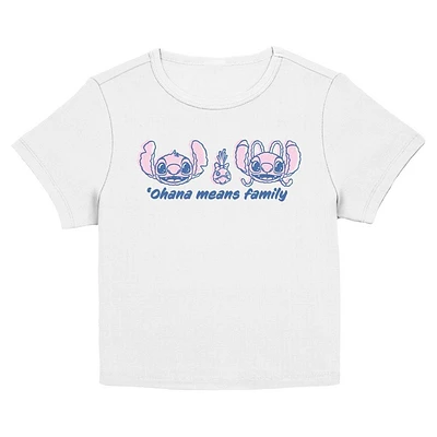 Disney Lilo & Stitch Ohana Means Family Quote Womens Baby T-Shirt