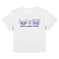 Disney Lilo & Stitch Ohana Means Family Quote Womens Baby T-Shirt