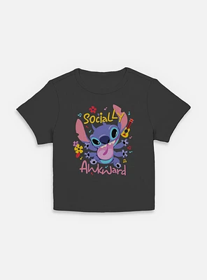 Disney Lilo & Stitch Socially Awkward Womens Baby T-Shirt