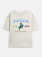 Nintendo Legend Of Zelda Breath The Wild and Divine Beasts Womens Skimmer T-Shirt
