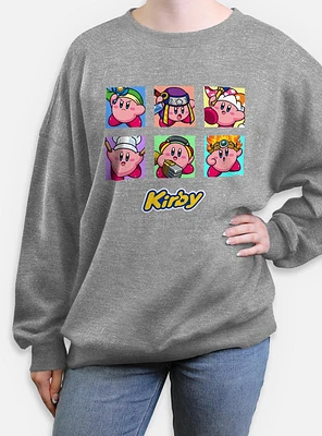 Nintendo Kirby Costumes Womens Oversized Sweatshirt
