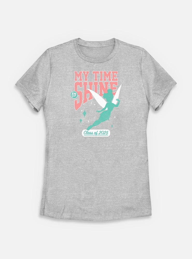 Disney Tinker Bell Time To Shine 2025 Womens T-Shirt