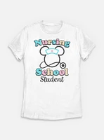 Disney Minnie Mouse Nursing School Student Womens T-Shirt
