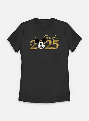 Disney Mickey Mouse Class Of 2025 Womens T-Shirt