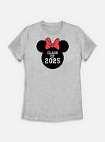 Disney Minnie Mouse Class Of 2025 Womens T-Shirt