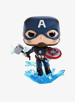 Funko Pop! Avengers: Endgame Captain America Mjolnir Vinyl Bobble-Head
