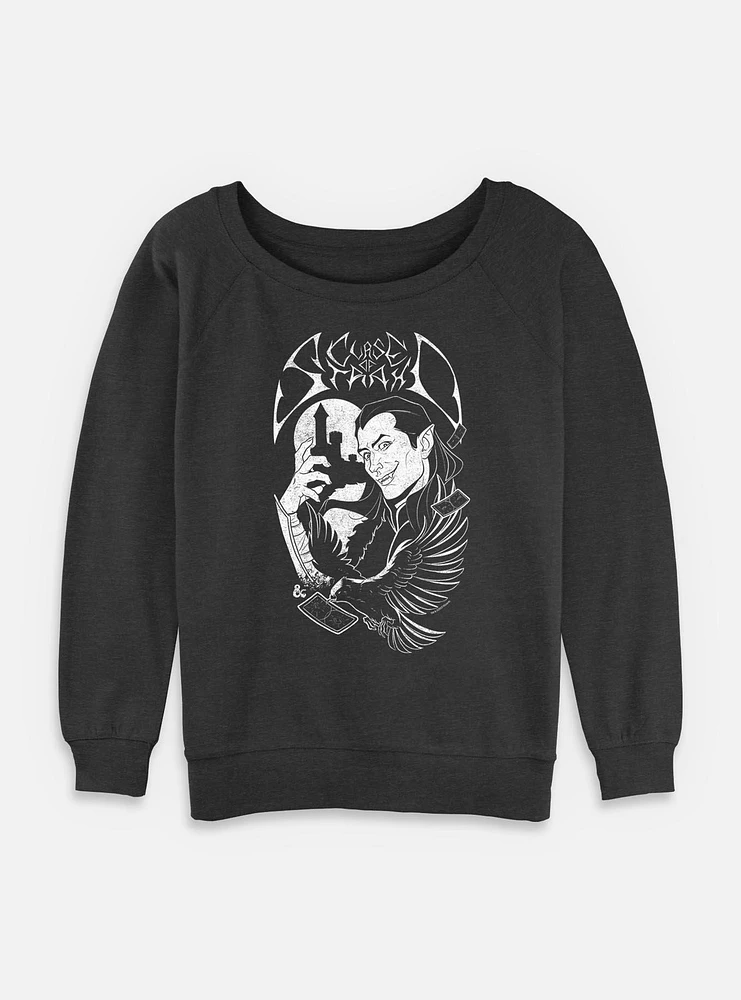 Dungeons & Dragons Death Metal Clash Of Strahd Womens Slouchy Sweatshirt