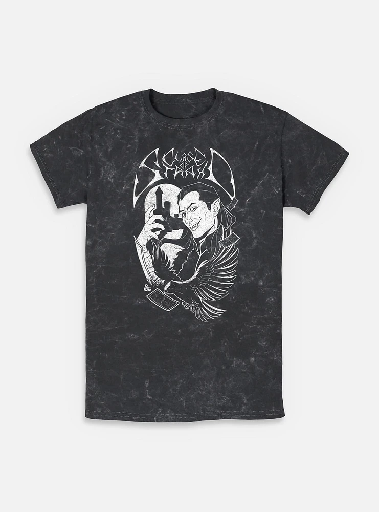 Dungeons & Dragons Death Metal Clash Of Strahd Mineral Wash T-Shirt