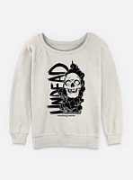 Dungeons & Dragons Undead Skull Womens Slouchy Sweatshirt