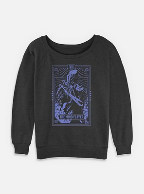 Dungeons & DragonsThe Mind Flayer Tarot Womens Slouchy Sweatshirt